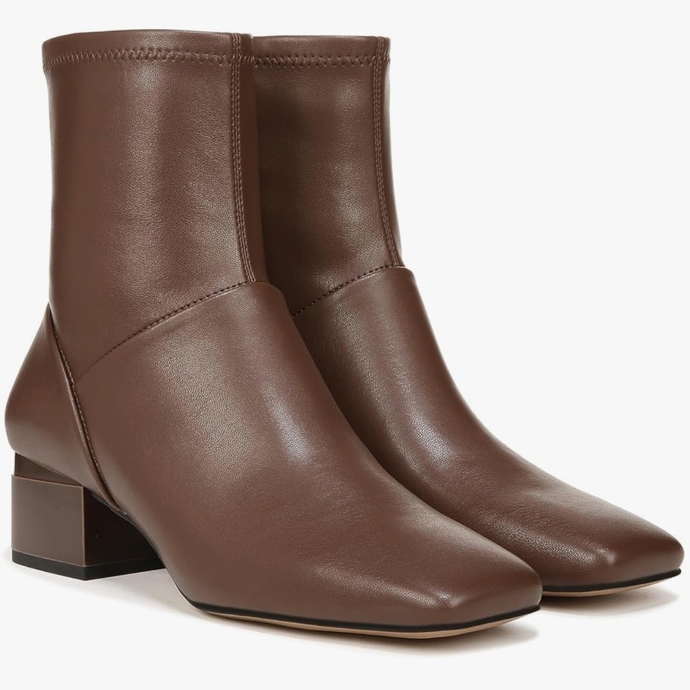 NEW! Franco Sarto Wies Bootie in Dark Brown Size 10